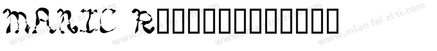 MANIC Regular字体转换